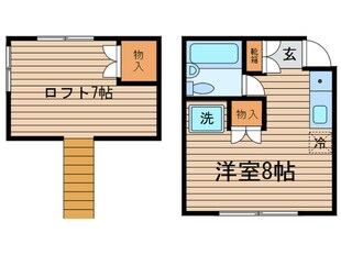 山田ハイツの物件間取画像